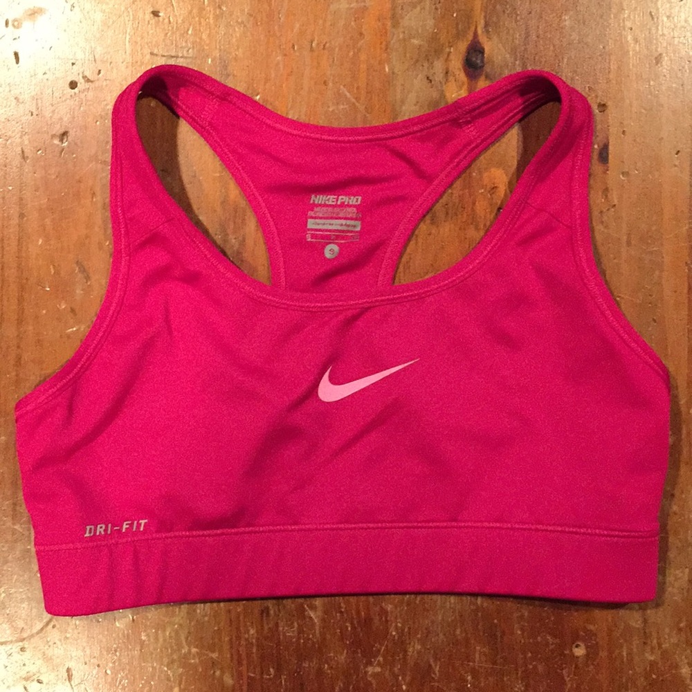 Nike Brand Hot Pink Sports Bra size: Small